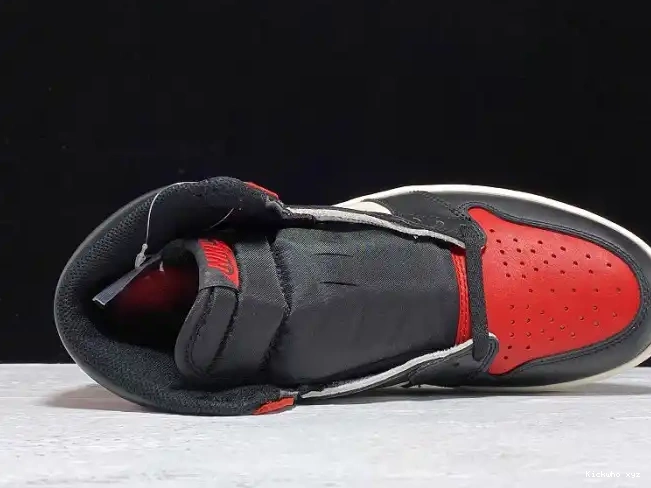 OG Jordan 1 555088-610 Bred Toe High Retro Air 0516